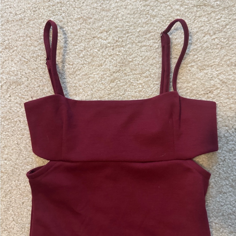Elegant Burgundy Women's Top